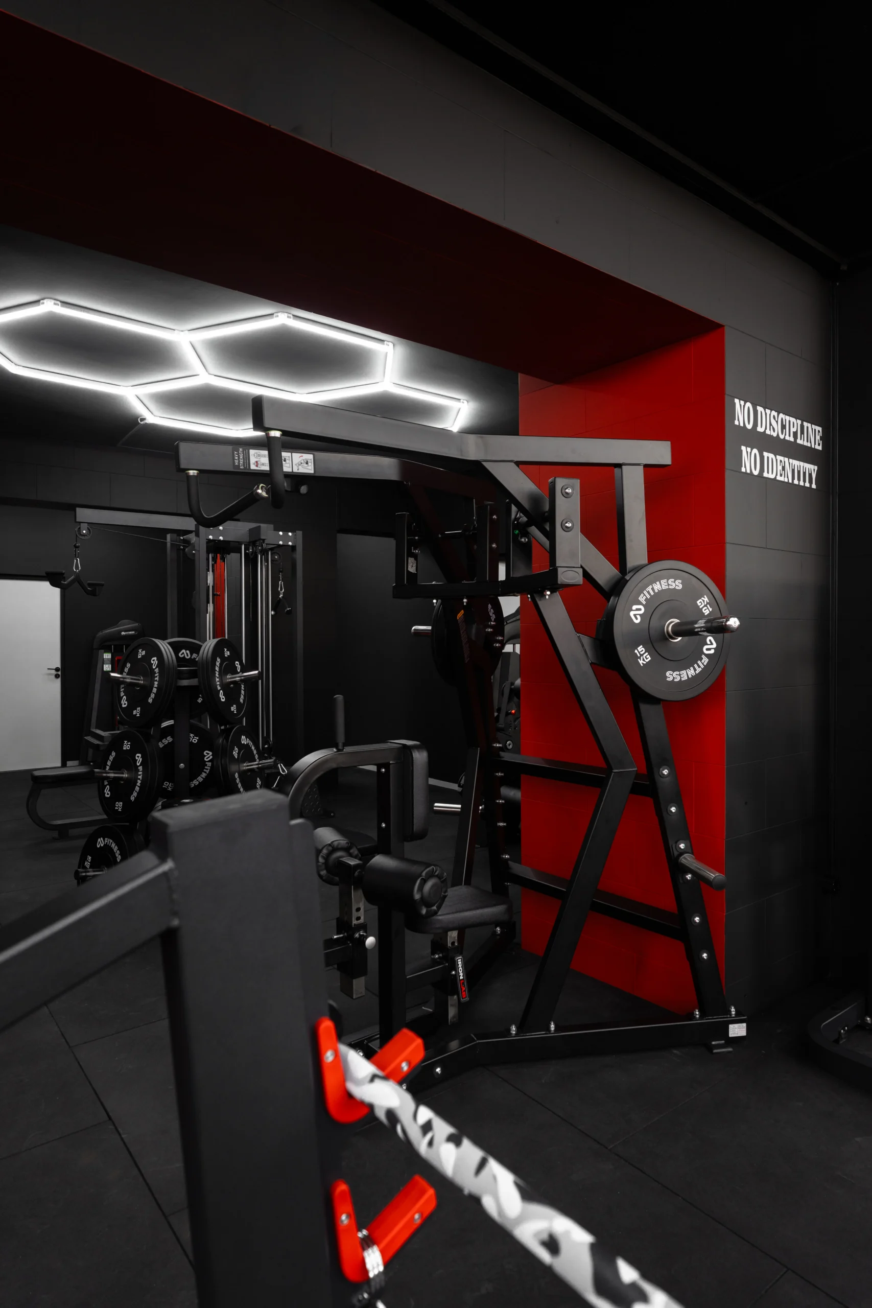 Lower body training area